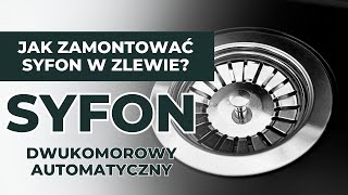 Jak zamontować syfon do zlewu Montaż syfonu przyściennego  SINK Quality [upl. by Bonnell]