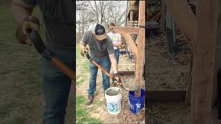 DIY Mailbox Build  DIY home improvement family house projects building a barndominium shorts [upl. by Adnoyek935]