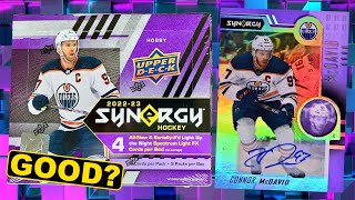 Was I Wrong About This 202223 Upper Deck Synergy Hockey Hobby Box Break [upl. by Ramak]