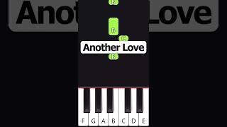 Another Love  EASY Piano Tutorial [upl. by Aloise]