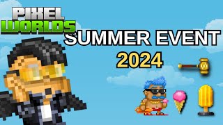 SUMMER EVENT BASICS IN PIXEL WORLDSKNOW THEM [upl. by Gilpin]