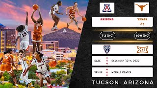 Arizona vs No 5 Texas  NCAA Womens Basketball  121323 [upl. by Sadye716]