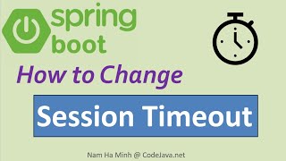 How to Change Session Timeout for a Spring Boot Web Application [upl. by Downe]