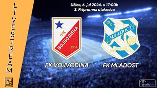 FK VOJVODINA Novi Sad  FK MLADOST Lučani Full match Livestream 06072024 [upl. by Herzberg]