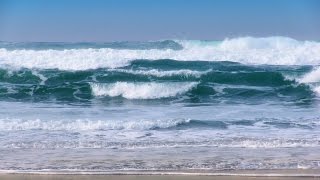 Breaking Waves  1 Hour of Beautiful Pacific Ocean Waves in HD [upl. by Yboj]