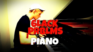 6LACK  PRBLMS  Tishler Piano Cover [upl. by Ettie]