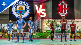 FC 24  VOLTA  Manchester City vs AC Milan  4K [upl. by Dnomal]