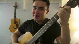 Aventura  quotObsessionquot Como Tocar Guitarra Tutorial Facil [upl. by Maghutte]