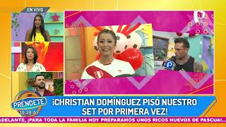 Lo que no se vio de la visita de Christian Domínguez a Préndete [upl. by Fernyak]