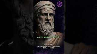 Life Rule😎🔥 Pythagoras Life Lessons quotAnger beginsquot [upl. by Moriarty]