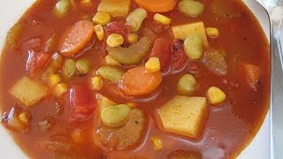 VEGETABLE SOUP  How to make simple Basic VEGETABLE SOUP Recipe [upl. by Philippe]