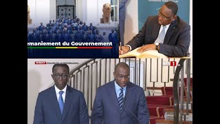 Remaniement ministériel  La liste complète des 39 nouveaux ministres de Macky Sall [upl. by Ninazan721]