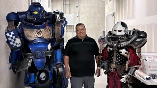 ComicCon museum in San Diego CA award winning Warhammer 40K costumes cosplay games [upl. by Nugent473]