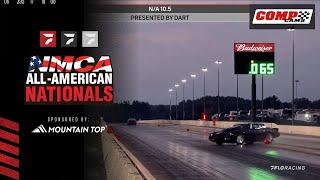 360 Spin During NA 105 Qualifying at NMCA AllAmerican Nationals [upl. by Adrahc]