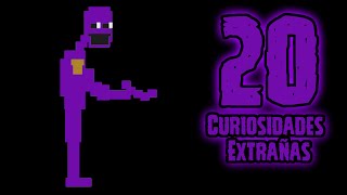 Top 20 Las 20 Curiosidades Extrañas De El Hombre Morado Purple Man fnaf 3 [upl. by Nekial]