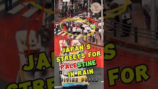 Tokyo ProPalestine Protest in Rain shorts palestine viralvideo tokyo japan [upl. by Raimondo242]