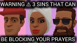 WARNING ⚠️ 3 SINS THAT CAN BE BLOCKING YOUR PRAYERS Christian animation story christain [upl. by Chouest115]