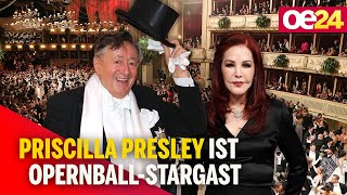 Priscilla Presley ist Richard Lugners OpernballStargast [upl. by Aicnarf]