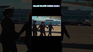 Fallen Soldier Coming Home surprise cominghome soldier [upl. by Eizle]