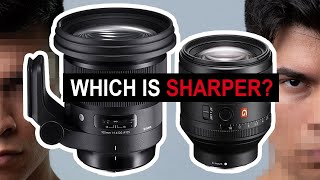 Which lens is sharper Sigma 105 f14 or 85 f14 G Master  Part 1 [upl. by Ailene89]