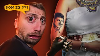 JE LUI TATTOO LE PORTRAIT DE SON EX SANS FAIRE EXPRÈS  4 anecdotes de fou [upl. by Cornelia]