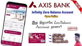 Axis Bank Digital Zero Balance Account open full review in Tamil Tech and Technics [upl. by Otrebcire]