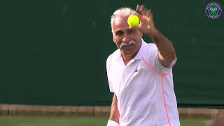 MUST WATCH Mansour Bahrami wins first singles match at Wimbledon  Wimbledon 2023 [upl. by Ecnerolf]