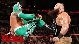 Sin Cara vs Braun Strowman Raw Sept 5 2016 [upl. by Seaton177]