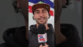 Dylan Ferrandis Philadelphia SX interview automobile supercross motocross [upl. by Ynohtona]