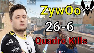 CS2 Vitality ZywOo POV FACEIT 266 Dust2  Jun 2 2024  cs2 [upl. by Annahsar]