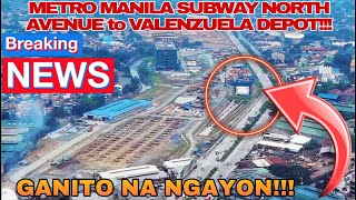 METRO MANILA SUBWAY NORTH AVENUE TO VALENZUELA STATION AND DEPOT [upl. by Uriiah]