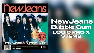 NewJeans ‘Bubble Gum’ Logic Pro X Stems [upl. by Novyert]