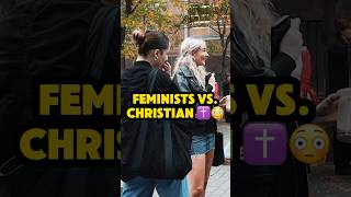 😳🤷🏼‍♀️ FEMINISTS ROAST CHRISTIAN [upl. by Ggerg97]