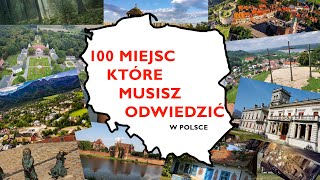 100 Miejsc w POLSCE które MUSISZ odwiedzić w to lato [upl. by Fording]