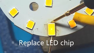 Repair LED light by replace chips [upl. by Seena]