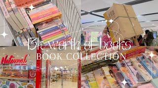 book shopping in national bookstore worth ₱13000  unboxing [upl. by Faxan222]