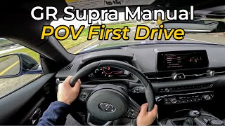 2023 Toyota GR Supra 30 Premium Manual  POV First Impressions [upl. by Tri]