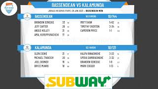 West Australian Suburban Turf Cricket Assoc  4th Grade  Rnd10  Bassendean v Kalamunda  Day 2 [upl. by Mcfarland848]