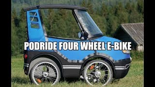 PodRide Four Wheel EBike [upl. by Gnilrets]