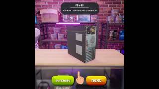 Rich Guy Came to Buy Gaming PC  SFX  Square  Internet Gamer Cafe Simulator [upl. by Amand]