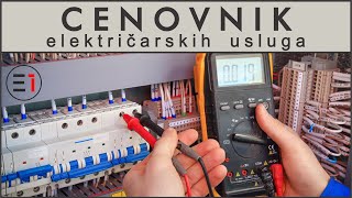 CENOVNIK elektricarskih usluga 2019 [upl. by Heyman577]