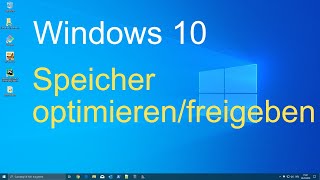 Windows 10  Speicher optimieren freigeben [upl. by Bettina529]