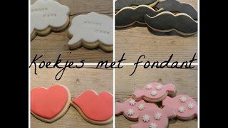 KOEKJES MET FONDANT [upl. by Joell]