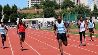 100m MIM Championnats Départementaux Minimes LHAY LES ROSES 250517 [upl. by Rimaj357]