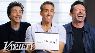 How Well Do Ryan Reynolds Hugh Jackman amp Deadpool amp Wolverine Director Shawn Levy Know Each Other [upl. by Akenat228]