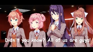 All Four Girls Are Traps Doki Doki Traps Club [upl. by Hafler774]