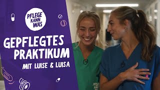 Das gepflegte Praktikum  Folge 1 Luisa amp Luise in der septischen Chirurgie PflegeKannWas [upl. by Ennalyrehc]