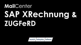 SAP XRechnung ▶ ZUGFeRD ▶ ERechnung  Elektronische Rechnungen einfach mit SAP ERP erstellen [upl. by Icat]