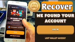 Memefi wallet recovery phrase  memefi wallet recover option  Memefi Lost Wallet memefiwallet [upl. by Lamrert]