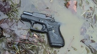 Glock 42 380 in to the pond [upl. by Cherri]